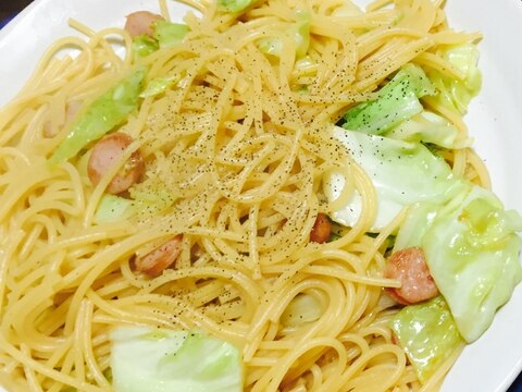 春キャベツのパスタ